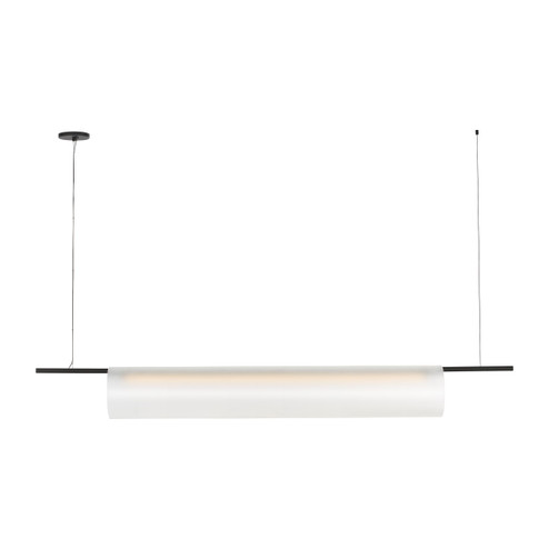 Trace LED Linear Chandelier in Nightshade Black (182|PBLS80727BEG)