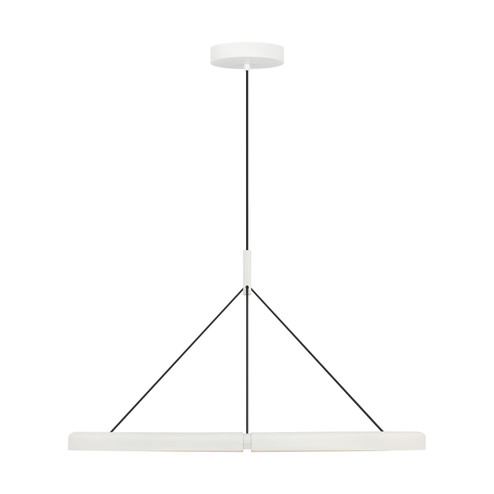 Cloak LED Chandelier in Matte White (182|PBCH80427MW)