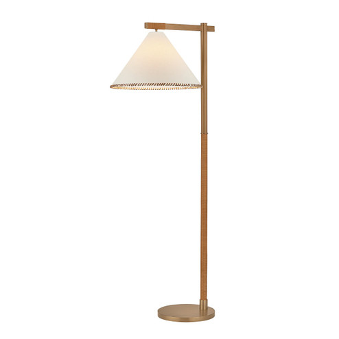 Stoney One Light Floor Lamp in Patina Brass (67|PFL2560PBR)