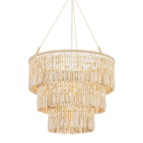Ben Four Light Pendant in Vintage Gold Leaf (67|F6732VGL)