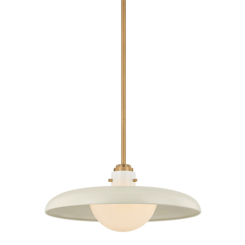 Gustavo One Light Pendant in Patina Brass (67|F2620PBROW)