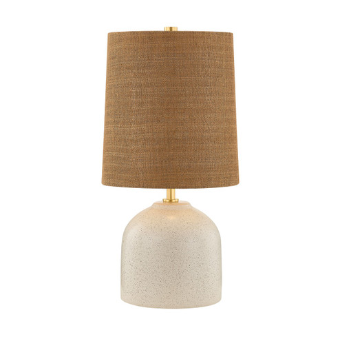 Gladys One Light Table Lamp in Aged Brass (428|HL1158201AGBCBV)