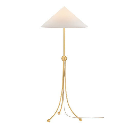 Katya One Light Floor Lamp in Aged Brass (428|HL1089401AGB)