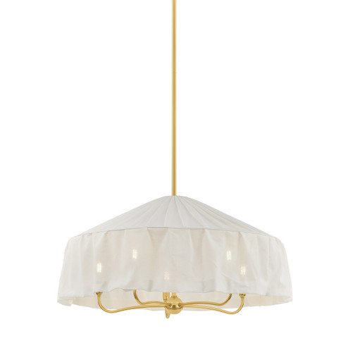 Shivonne Five Light Pendant in Aged Brass (428|H1109805AGB)