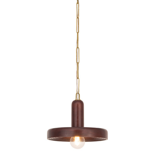 Scheana One Light Pendant in Aged Brass (428|H1080701AGB)