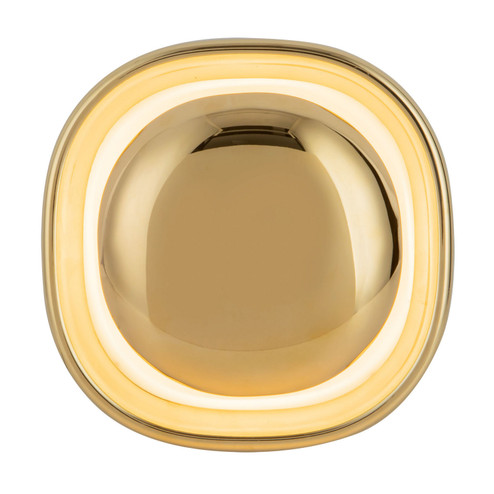 Pebble LED Wall Sconce in Metallic Brass (347|WS17308MRB)