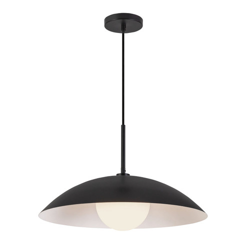 Regent One Light Pendant in Black (347|PD56019BK)