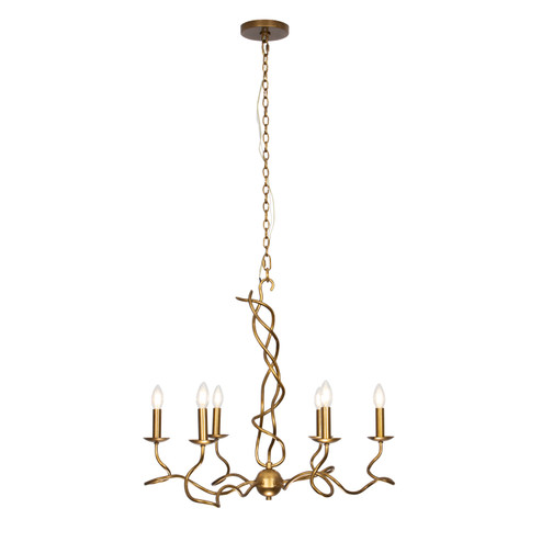 Rizo Six Light Chandelier in Oil Rubbed Bronze (33|529255ORB)