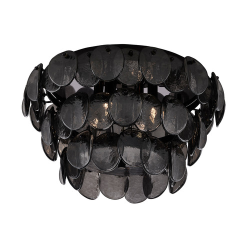 Uroko Four Light Flush Mount in Black Nickel (33|524645BN)