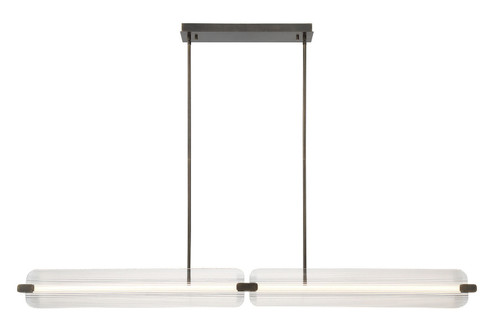 Neoness LED Linear Chandelier in Weathered Brass (40|50057023)