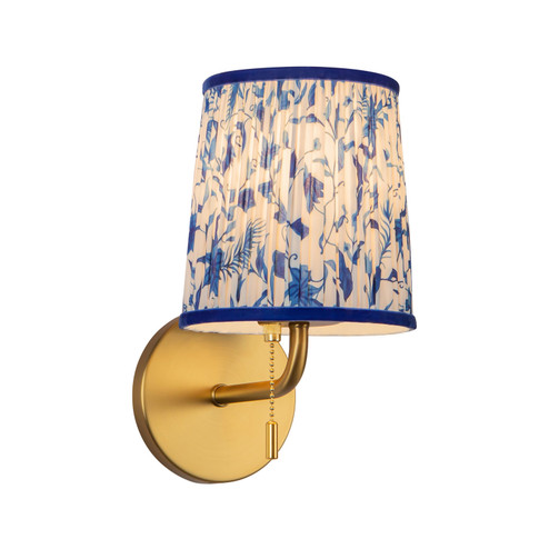 Scout One Light Bathroom Vanity in Brushed Gold/Blue Linen (452|WV675106BGBL)