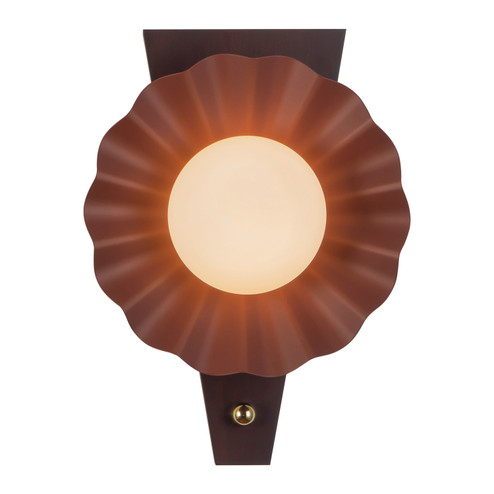 Furrow One Light Wall Sconce in Burgundy (452|WS354012BGD)