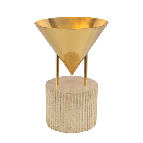 Versus One Light Table Lamp in Patina Brass (452|TL341015PTB)