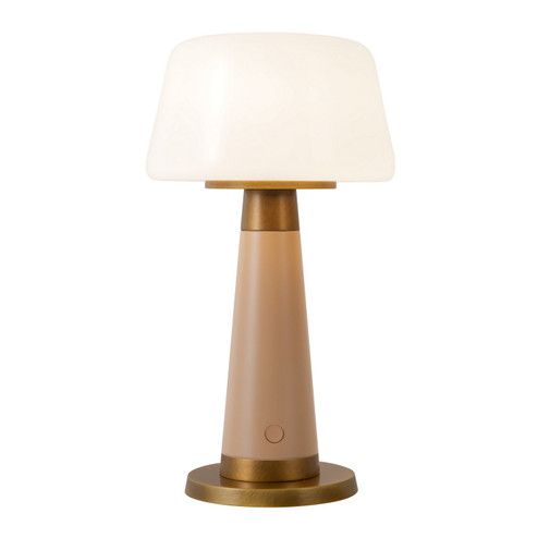 Clemence LED Table Lamp in Peach (452|TL314106PEC)