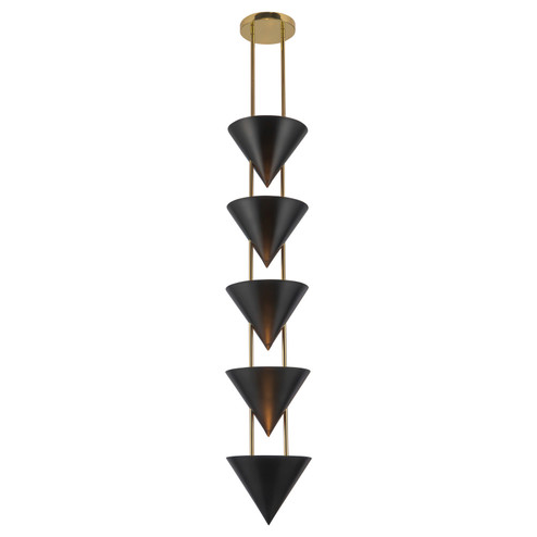 Versus Five Light Pendant in Urban Bronze (452|PD341548UB)