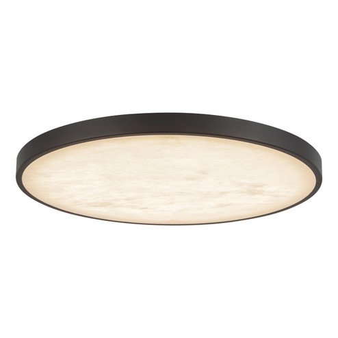 Evelyn LED Flush Mount in Matte Black/Alabaster (452|FM653015MBAR)