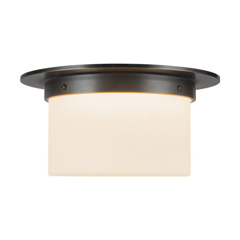 Mineral Two Light Flush Mount in Urban Bronze/Matte Opal Glass (452|FM360115UBOP)