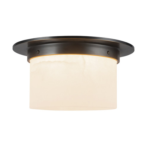 Mineral Two Light Flush Mount in Urban Bronze/Alabaster (452|FM360115UBAR)