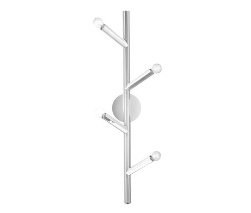 The Oaks Four Light Wall Sconce in Polished Nickel (192|HF8884PN)