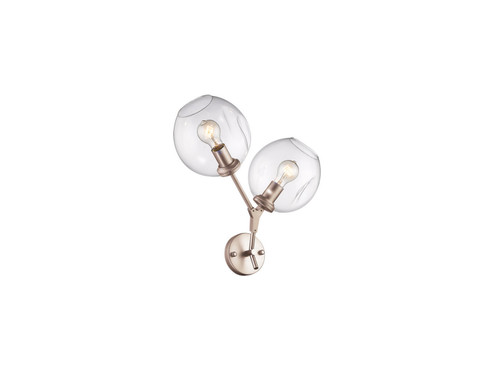 Fairfax Ave. Two Light Wall Sconce in Brushed Brass (192|HF8082BB)