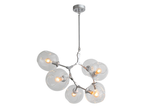 Fairfax Ave. Seven Light Chandelier in Matte Chrome (192|HF8070CH)