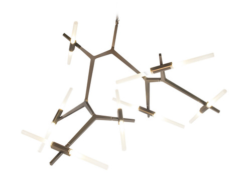 San Vicente Blvd. LED Chandelier in Dark Bronze (192|HF806014DBZ)