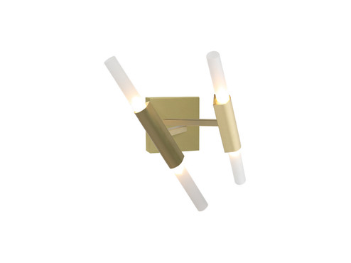 San Vicente Blvd. LED Wall Sconce in Brushed Brass (192|HF8052BB)