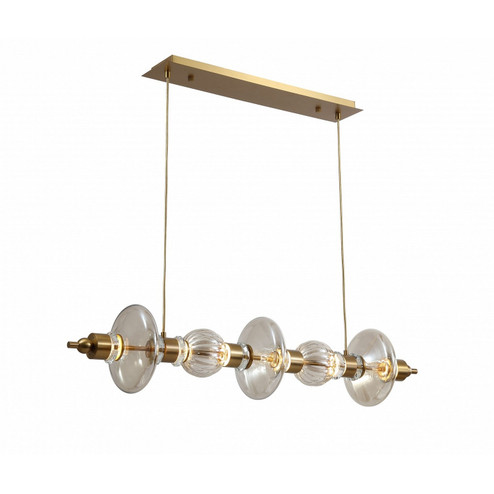 Avra LED Linear Pendant in Aged Brass (192|HF7977AB)