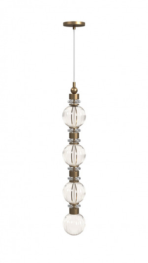 Avra LED Pendant in Aged Brass (192|HF7904AB)