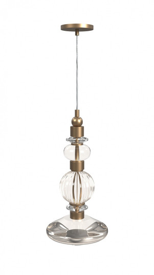 Avra LED Pendant in Aged Brass (192|HF7901AB)