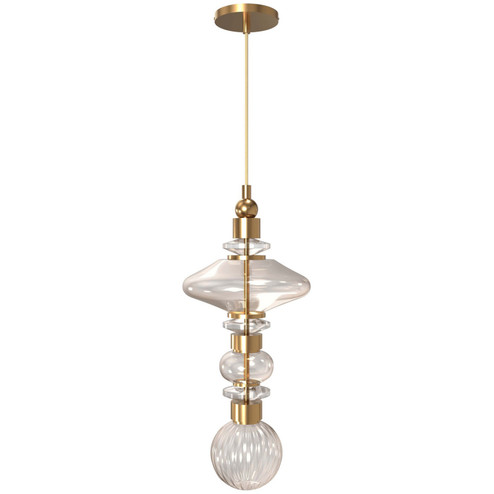 Avra LED Pendant in Aged Brass (192|HF7900AB)