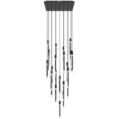 Alpine LED Pendant in Black Jade Glass (192|HF5431BLKJAD)