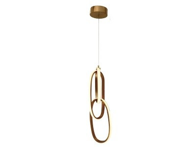 Circa LED Pendant in Gold (192|HF5021GL)