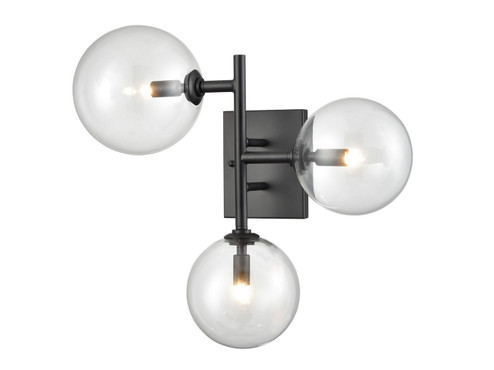 Delilah LED Wall Sconce in Black (192|HF4203BK)
