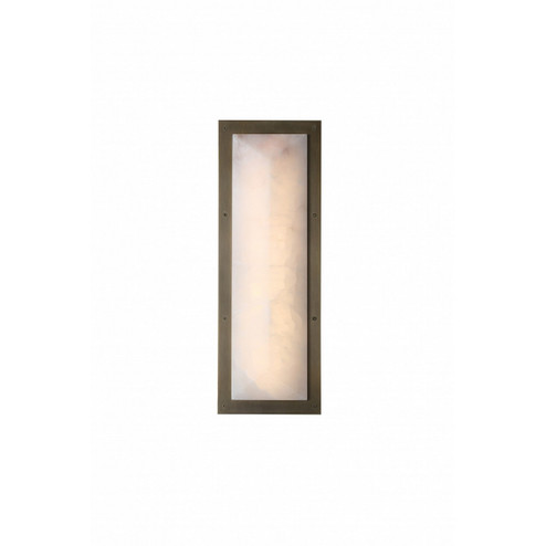 Sedona LED Wall Sconce in Alabaster / Aged Brass (192|HF2970AB)