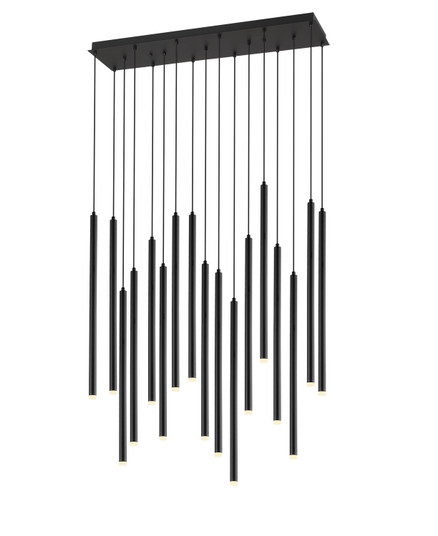Filmore Ave. LED Pendant in Black (192|HF2802BLK)