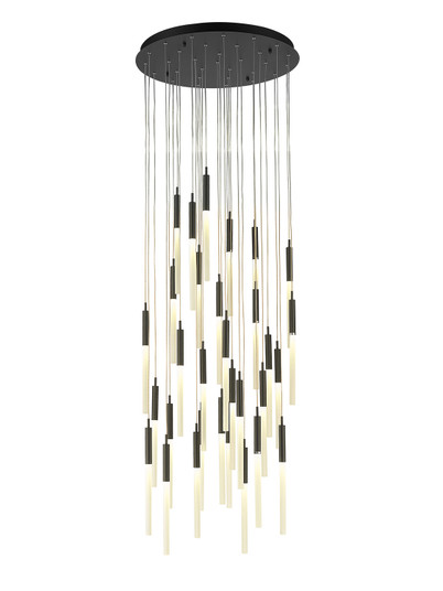 Main St. LED Pendant in Black (192|HF2031FRBK)