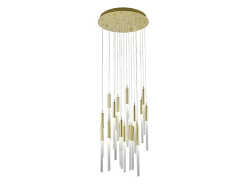 Main St. LED Pendant in Brushed Brass (192|HF2021FRBB)