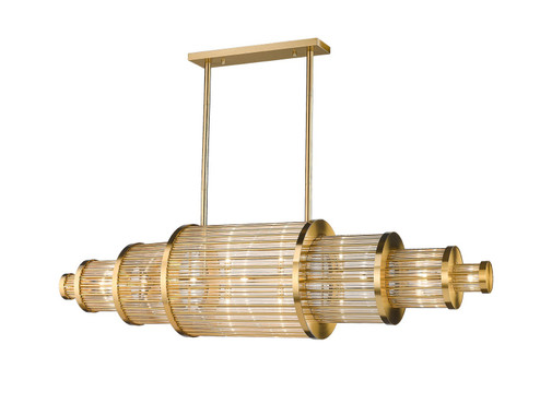 Waldorf LED Chandelier in Aged Brass (192|HF1920AB)