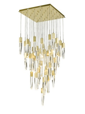 Aspen LED Pendant in Brushed Brass (192|HF190341APBBC)