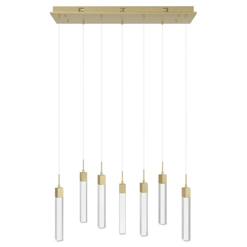 The Original Glacier LED Pendant in Brushed Brass (192|HF19007GLBBSNW)