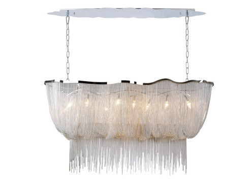 Mullholand Dr. Six Light Chandelier in Chrome (192|HF1401CH)