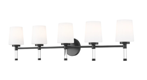 Henri Five Light Vanity in Matte Black (224|77005VMB)