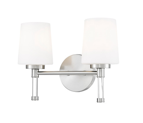 Henri Two Light Vanity in Brushed Nickel (224|77002VBN)