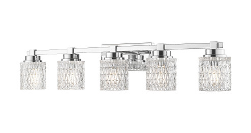 Jacqueline Five Light Vanity in Chrome (224|61015VCH)