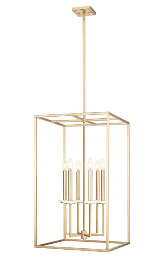 Gaultier Six Light Chandelier in Modern Gold (224|610032MGLD)