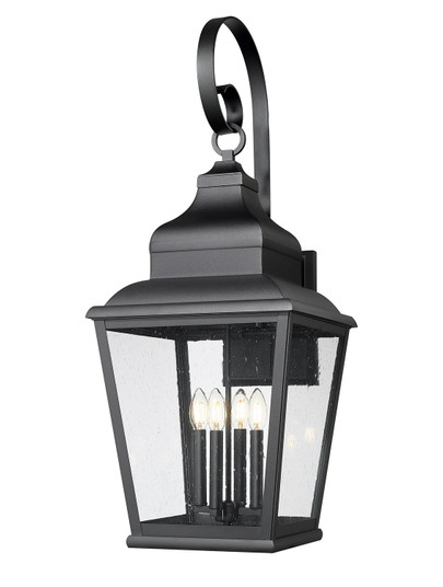 Raphael Four Light Outdoor Wall Mount in Sand Black (224|5029XLBK)