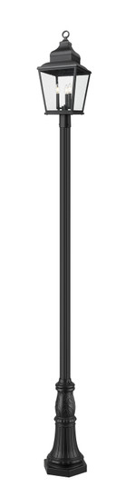 Raphael Three Light Outdoor Post Mount in Sand Black (224|5029PHBR518PBK)