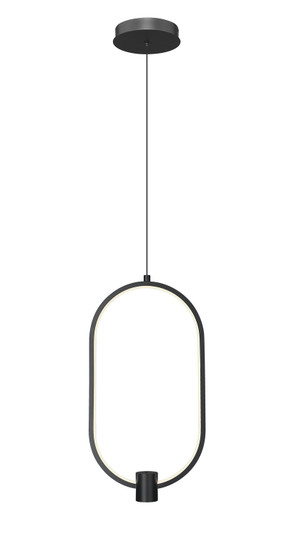 Saros LED Pendant in Matte Black (224|410110MBLED)