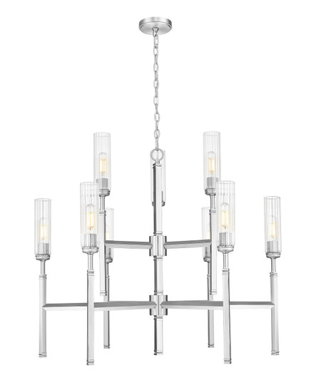 Esme Nine Light Chandelier in Brushed Nickel (224|30479BN)
